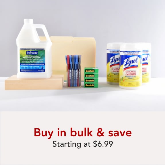 Buy in Bulk and Save- Starting at $6.99