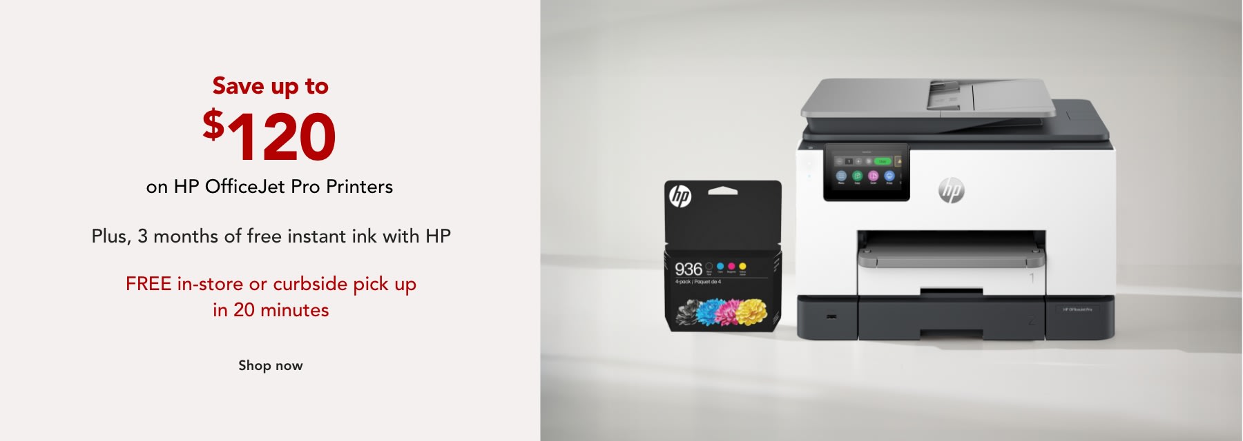 Save up to $120 on OfficeJet Pro Printers