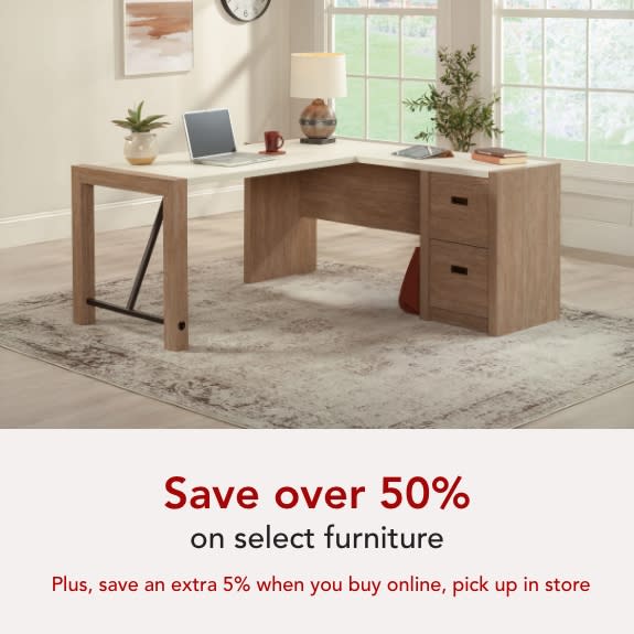 Save over 50% on select Furniture