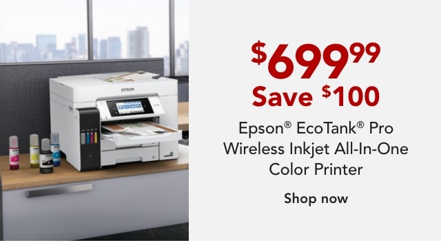 Epson® EcoTank® Pro ET-5800 Wireless Inkjet All-In-One Color Printer