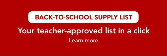 Back to School Supply List