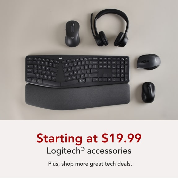 Logitech Accessories starting at $19.99