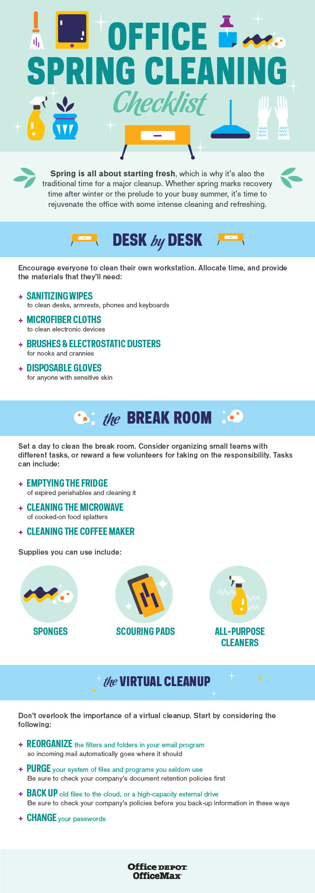 Office Spring Cleaning Checklist | Office Depot