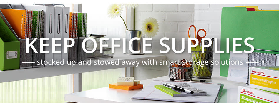 Keep Office Supplies Stocked Up and Stowed Away With Smart Storage  Solutions | Office Depot