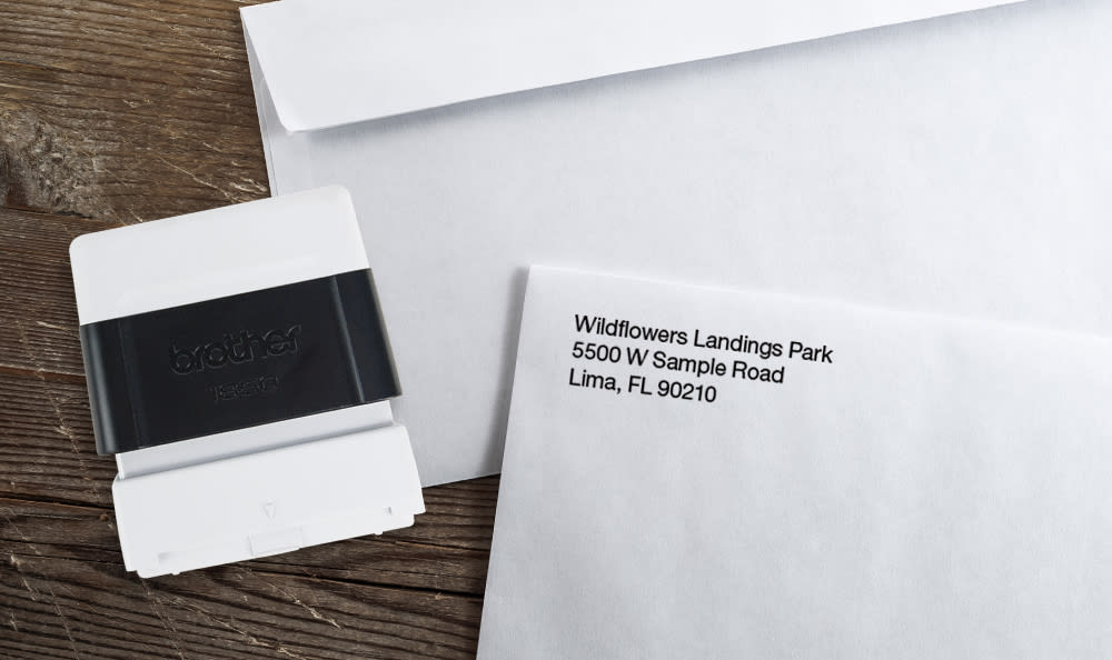 Custom Condensed personalized Business Form Stamp - CorpConnect