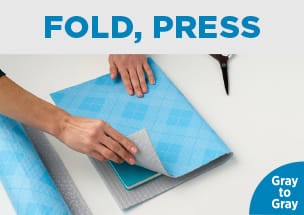 fold and press Scotch Flex & Seal Shipping Roll