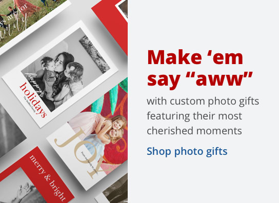 Make 'em say "aww" with custom photo gifts featuring their most cherished moments