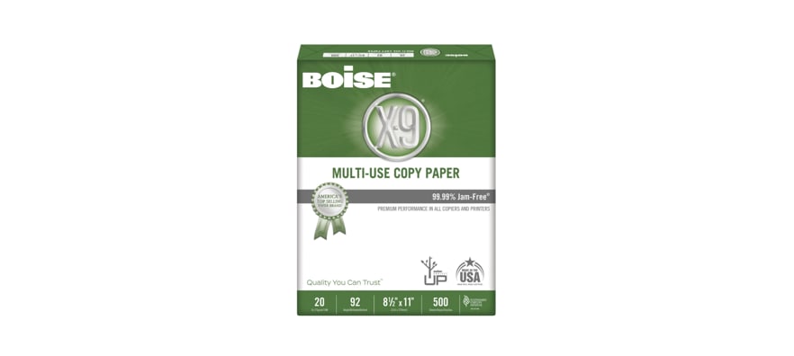 Office Depot® Brand Multi-Use Printer & Copier Paper, Letter Size (8 1/2 x  11), 5000 Total Sheets, 96 (US) Brightnes