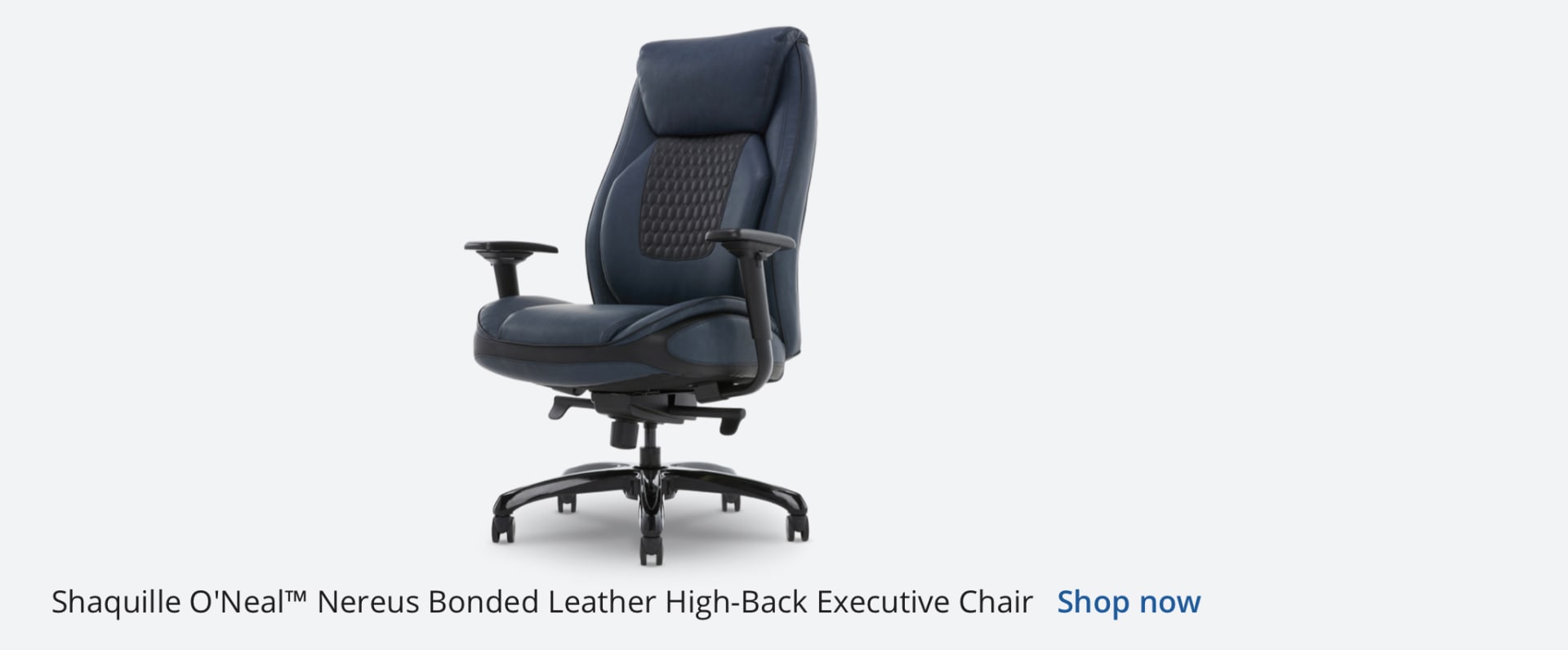Shaquille O'Neal™ Nereus Bonded Leather High-Back Executive Chair