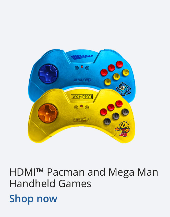 HDMI Pacman and megaman Handheld Games