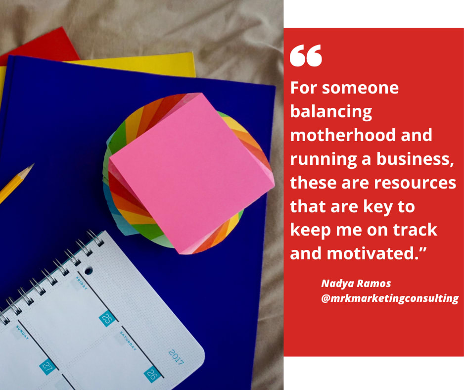 Organization sticky notes entrepreneur mom boss
