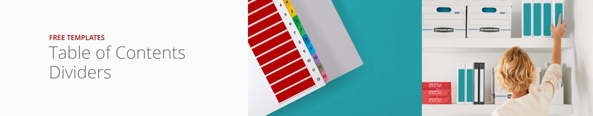 Table of Contents Dividers