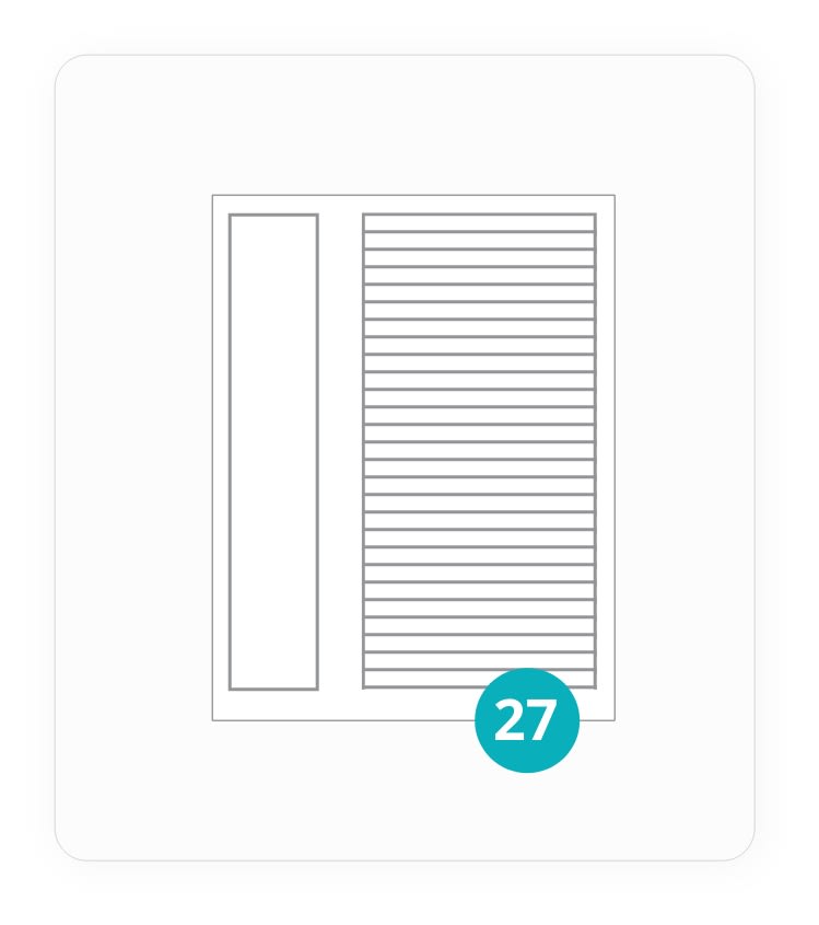 Index with Preprinted Tabs, A-Z