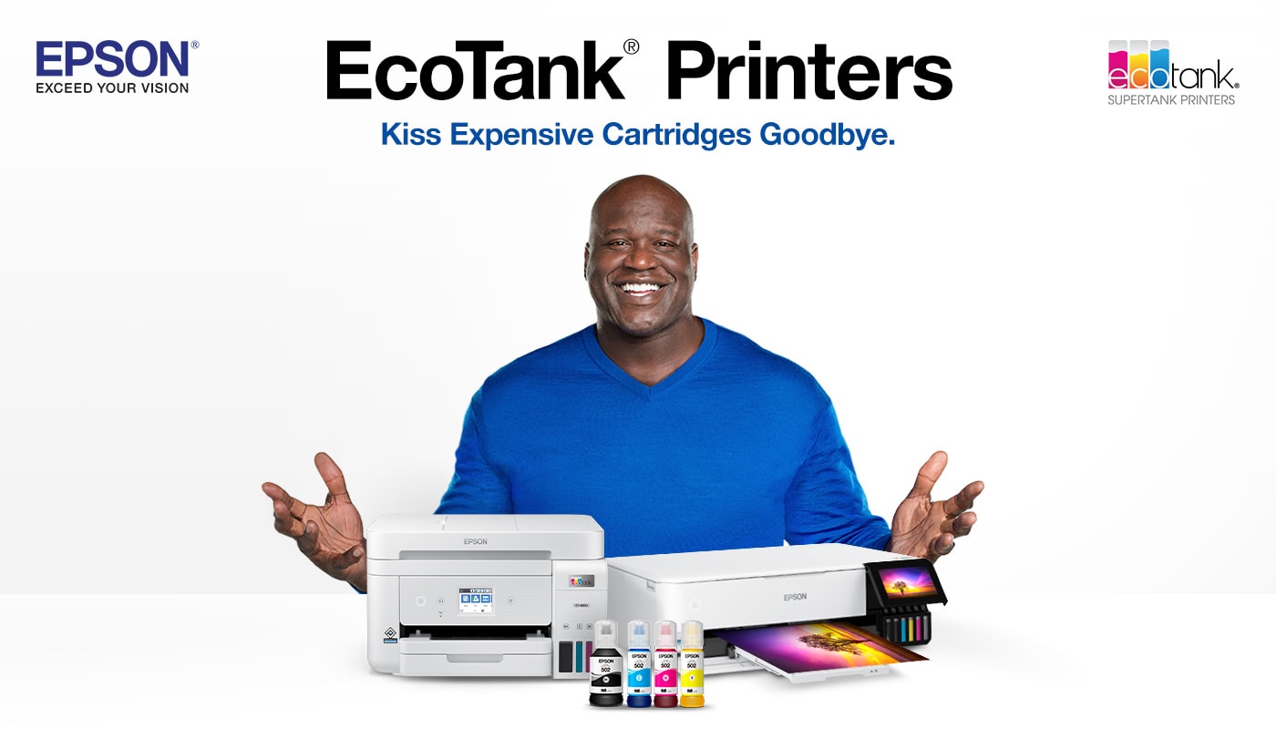 Tanks, Epson! EcoTank can print for years before you need to