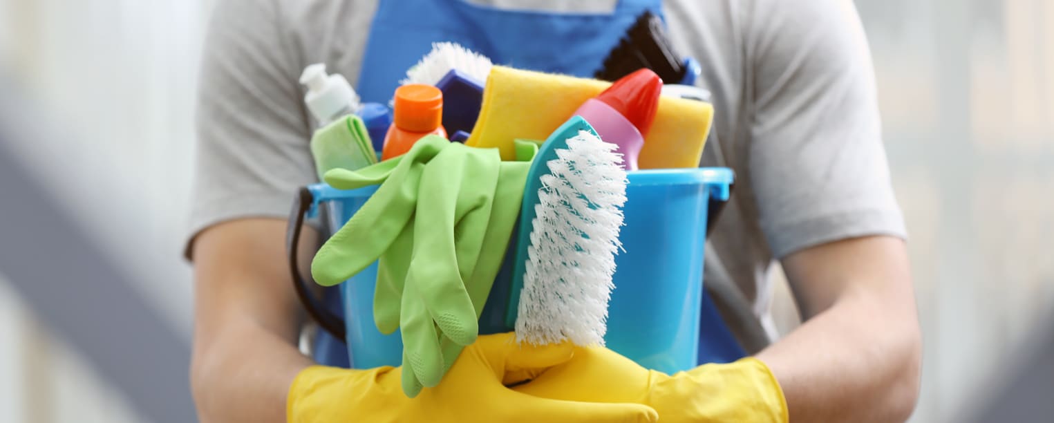 Stock Upon the cleaning supplies you need