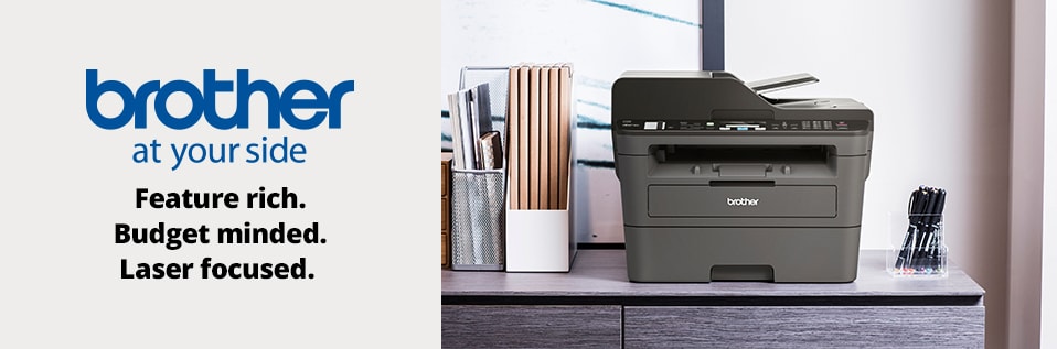 Brother MFC L2820DW Wireless Compact Monochrome All in One Laser Printer  Copy Scan and Fax Refresh EZ Print Eligibility - Office Depot