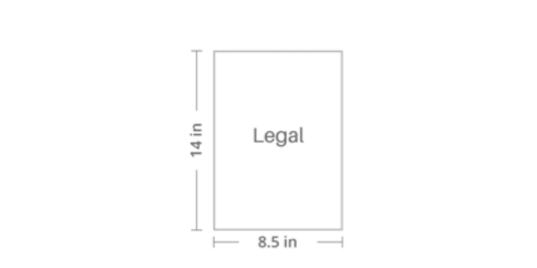 Legal size