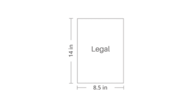 65lb Cream Legal Cardstock - 8 1/2 x 14 - (Brand: Printure)