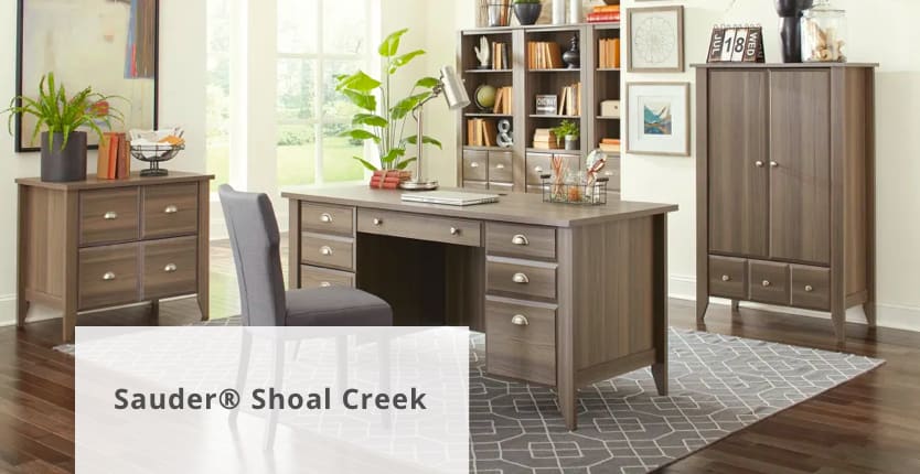Sauder shoal creek desk diamond online ash