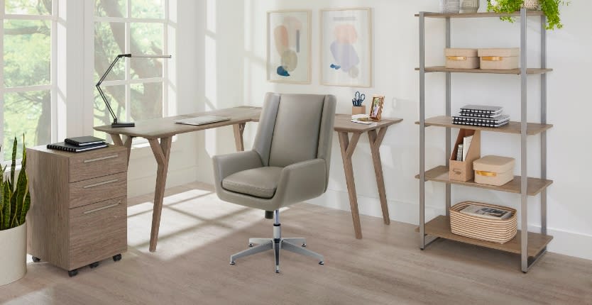 Cheap home office desk and chair hotsell
