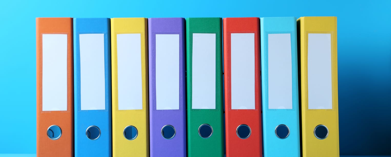 Organizing with a Yearly Color Coded Calendar and Clear Transparent Shelf  Paper