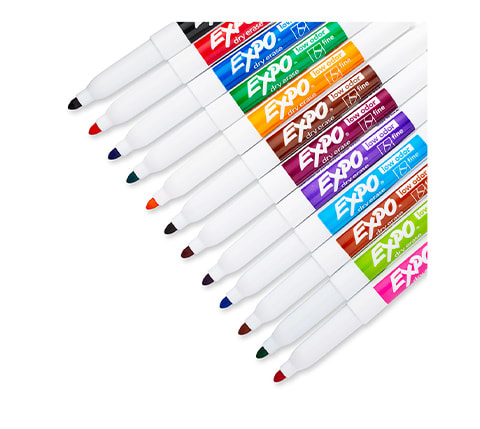 FINE TIP DRY ERASE MARKERS