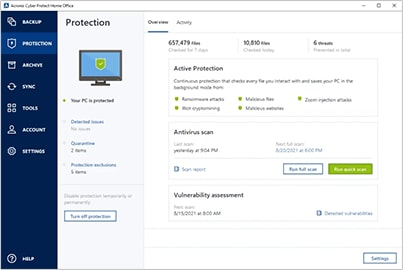Advanced cybersecurity