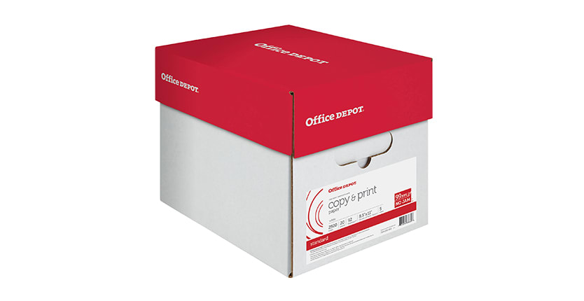 Office Depot® Brand Multi-Use Print & Copy Paper, Case Of 5 Reams