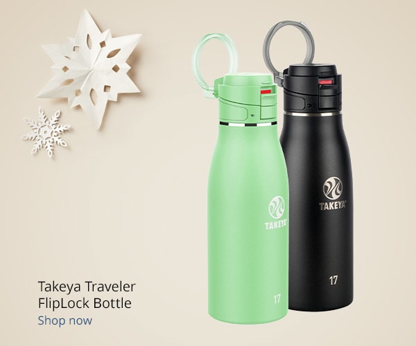 Takeya Traveler FlipLock Bottle