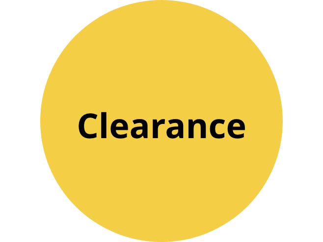 clearance sale button. clearance sale speech bubble. clearance