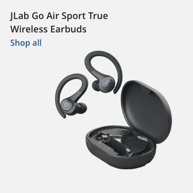 JLab Audio GO Air Sport True Wireless Bluetooth Earbuds Teal - Office Depot