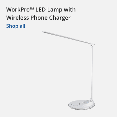 WorkPro™ LED Lamp with Wireless Phone Charger