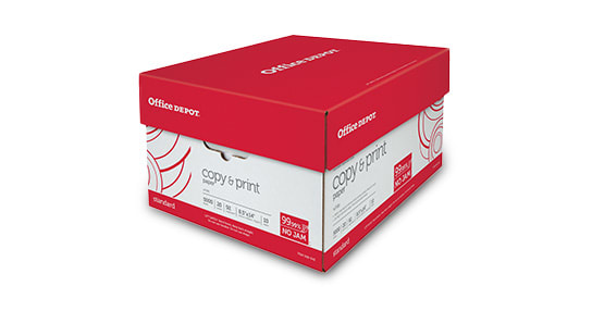 Office Depot® Brand Multi-Use Print & Copy Paper Legal Size, Case Of 10 Reams