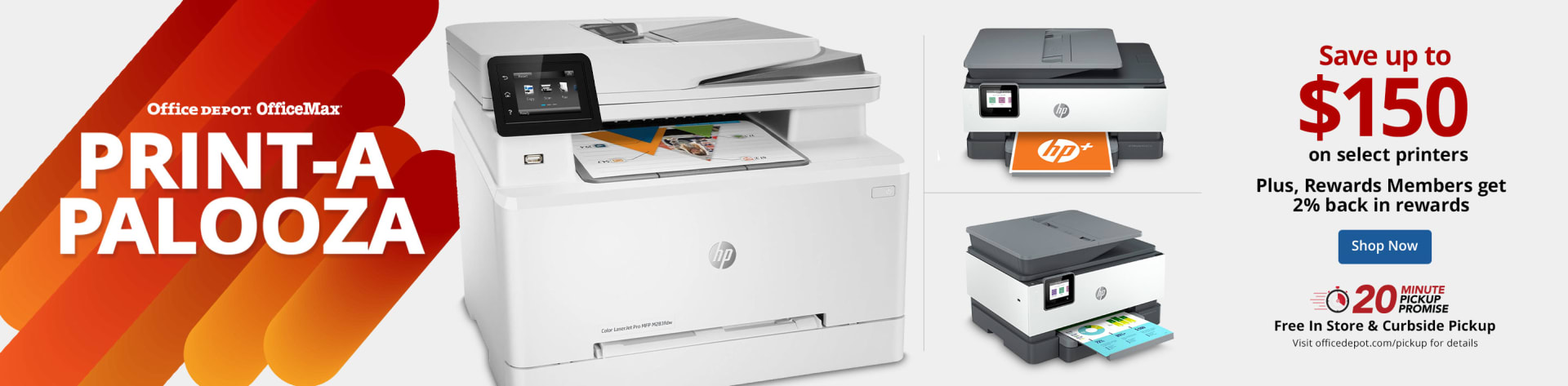 Save up to $150 on select printers