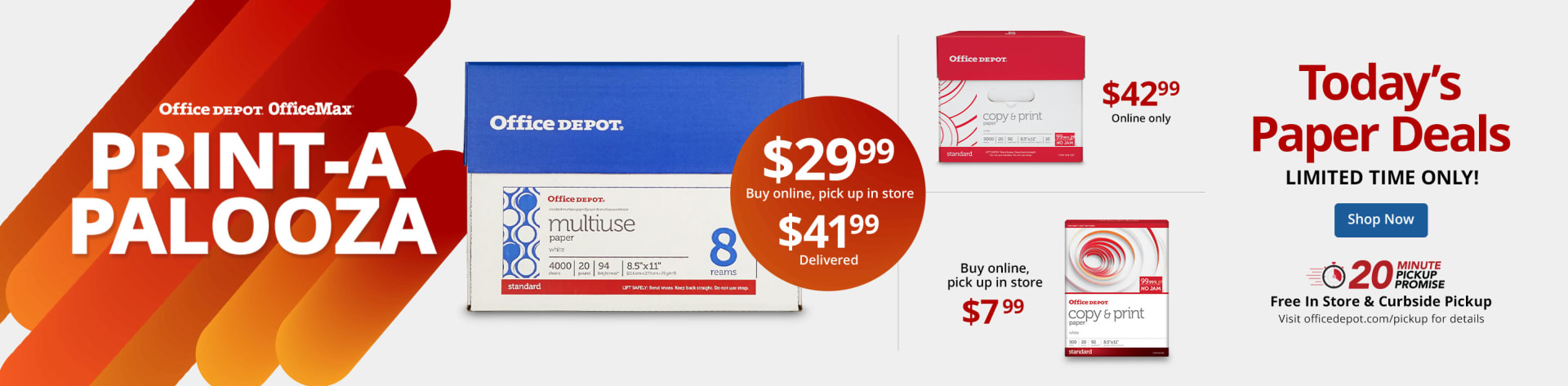 Today's Paper Deals! Limited Time Only!