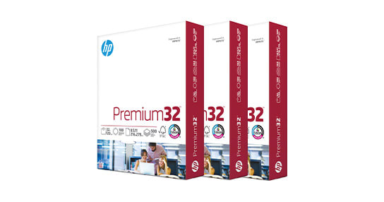 HP Premium32 Copy Paper, 32 Lb Ream Of 500 Sheets