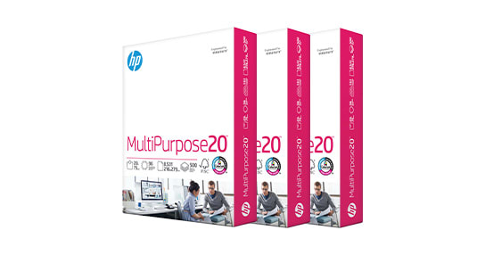 HP Multi-Use20 Print & Copy Paper, 20 Lb Ream Of 500 Sheets