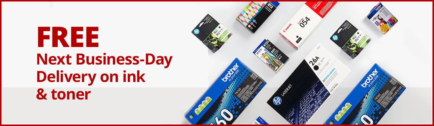 Free Next Business-Day Delivery on Ink and Toner