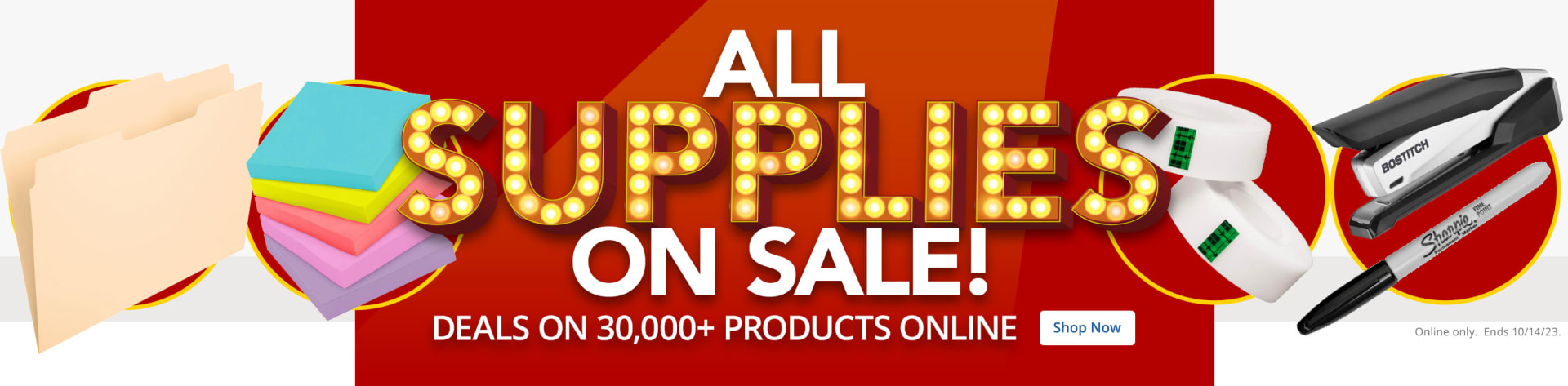 All Supplies on Sale!