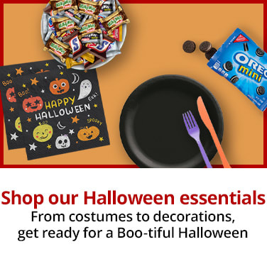 Shop our Halloween essentials From costumes to decorations, get ready for a Boo-tiful Halloween