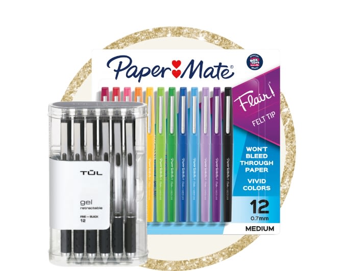 Paper Mate® Flair Pens & TUL® GL Gel Pens