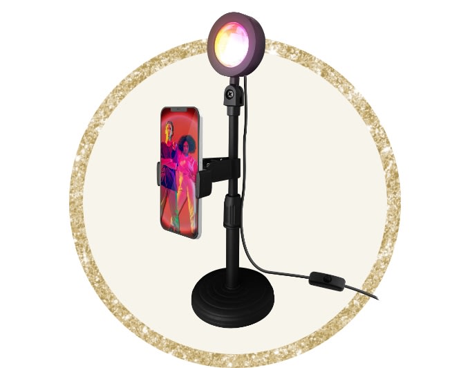 Monster Cable Multicolor Lamp with Phone Mount
