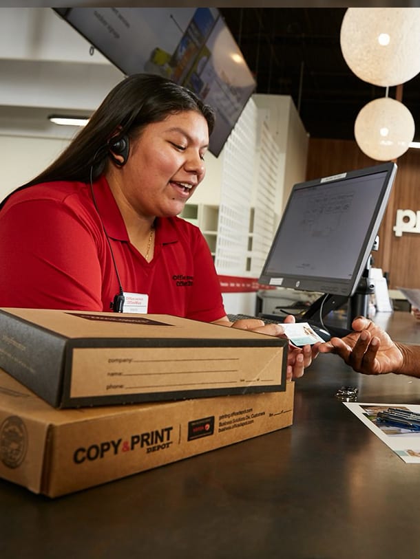 Let's make your business stand out. Why Office Depot® OfficeMax® Printing is a Good Choice for Small Businesses