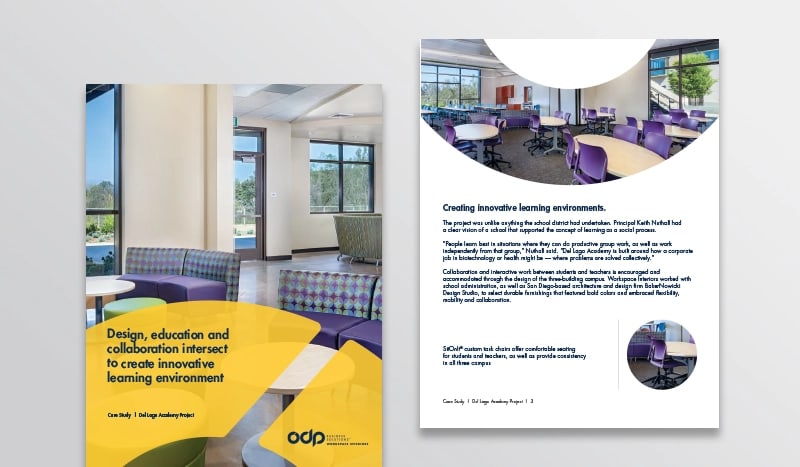 Creating an innovative learning environment  Read how we provided creative furniture solutions for classrooms, lounge/transitional areas, and administrative offices of this exciting new magnet school.