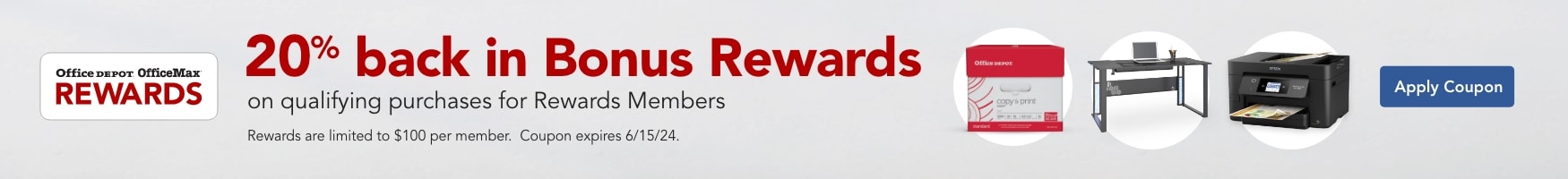 20% back in bonus rewards