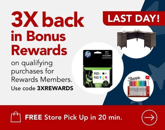 3x back in Bonus Rewards