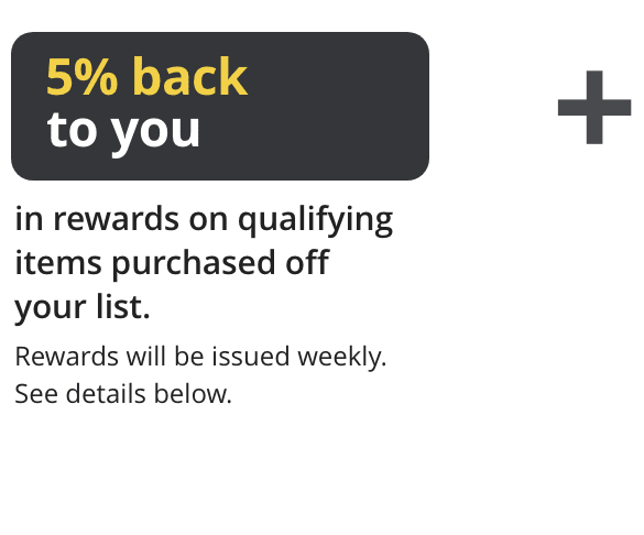 5% Back to You