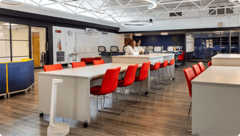 Baldwin High School Long Island high school reimagines a space to reinvigorate student success.