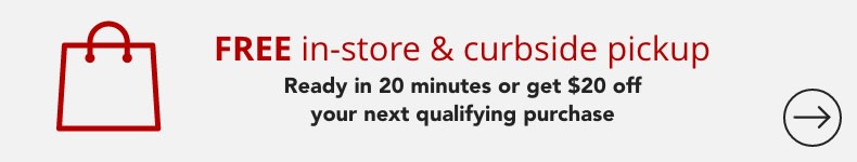 Free in-store & curbside pickup
