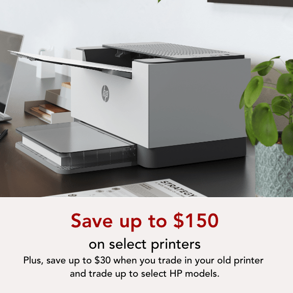 Save up to $150 on select printers